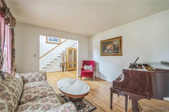 1413 N Mill Point Ct, Suffolk, VA 23434 - living area with stairs and wood finished floors