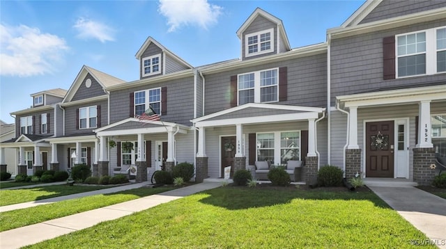 1954 Kennington Park Rd, Aylett, VA 23009 - view of property with a porch and a front lawn