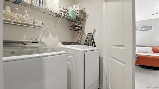 1954 Kennington Park Rd, Aylett, VA 23009 - washroom featuring separate washer and dryer