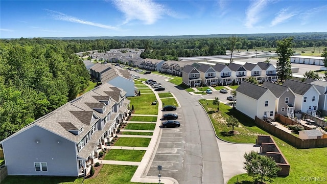 1954 Kennington Park Rd, Aylett, VA 23009 - aerial perspective of suburban area featuring a heavily wooded area