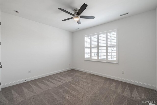 2449 Gold Leaf Cir, Henrico, VA 23233 - spare room featuring carpet and ceiling fan