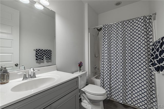 2449 Gold Leaf Cir, Henrico, VA 23233 - full bathroom with vanity and shower / bathtub combination with curtain