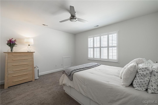 2449 Gold Leaf Cir, Henrico, VA 23233 - carpeted bedroom featuring baseboards and a ceiling fan