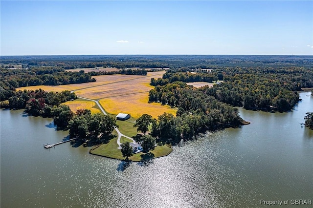 585 White Hall Rd, Montross, VA 22520 - drone / aerial view of a nearby body of water