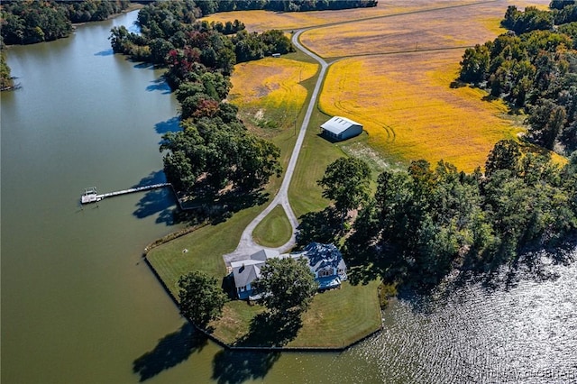 585 White Hall Rd, Montross, VA 22520 - drone / aerial view of a large body of water