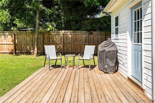3712 Moody Ave, Richmond, VA 23225 - wooden terrace featuring area for grilling