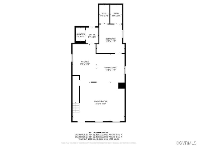 605 Northside Ave, Richmond, VA 23222 - view of home floor plan