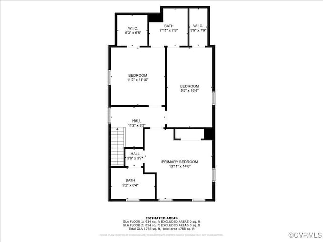 605 Northside Ave, Richmond, VA 23222 - view of room layout