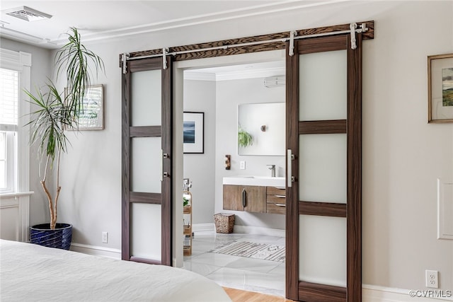 5005 Caledonia Rd, Richmond, VA 23225 - bedroom with ensuite bathroom and baseboards