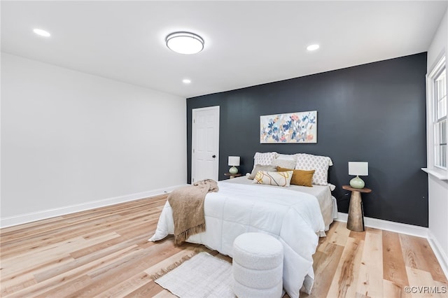 5318 Pine Hill Rd, Sutherland, VA 23885 - bedroom featuring light wood-style floors and recessed lighting