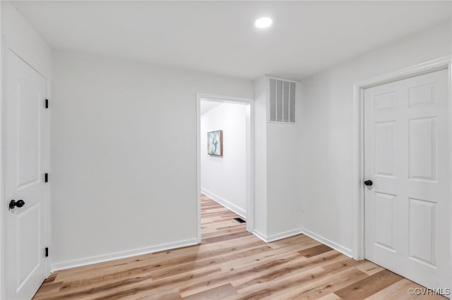 5318 Pine Hill Rd, Sutherland, VA 23885 - empty room with light wood finished floors and recessed lighting