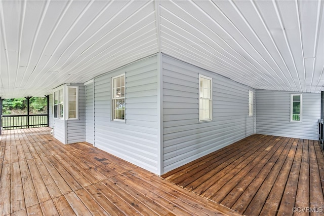 5318 Pine Hill Rd, Sutherland, VA 23885 - view of wooden deck