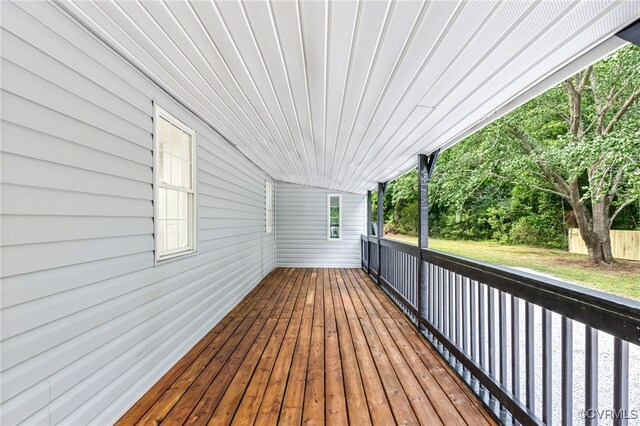 5318 Pine Hill Rd, Sutherland, VA 23885 - view of wooden terrace