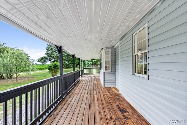 5318 Pine Hill Rd, Sutherland, VA 23885 - view of wooden terrace