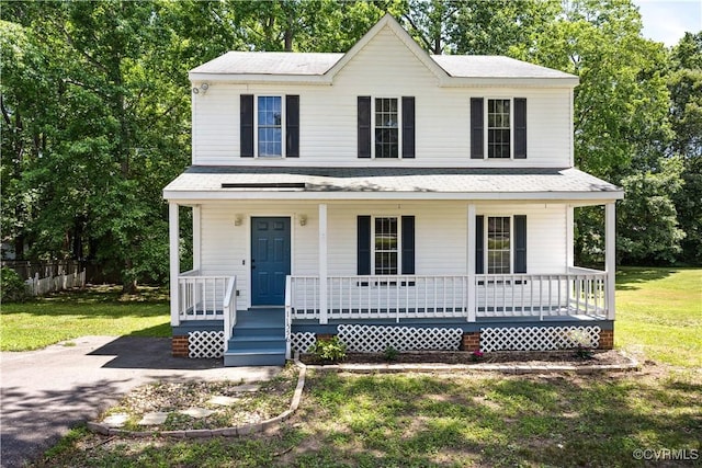 11556 New Forest Trl, Chesterfield, VA 23112 - view of front of house featuring covered porch and roof with shingles