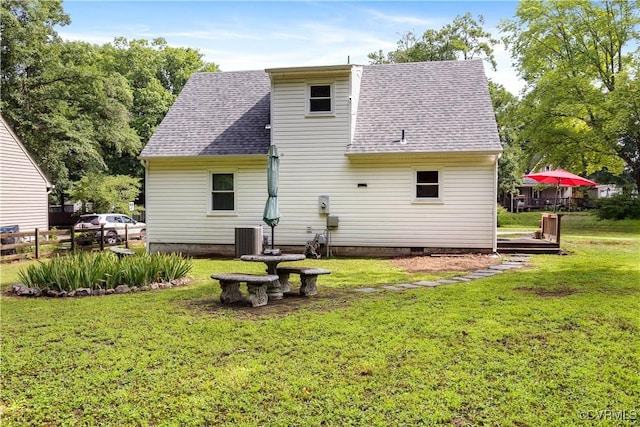 5743 Sara Kay Dr, Chesterfield, VA 23237 - rear view of property with roof with shingles