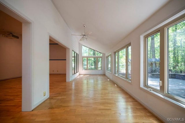 12931 River Hills Dr, Richmond, VA 23111 - unfurnished living room featuring light wood-type flooring and lofted ceiling