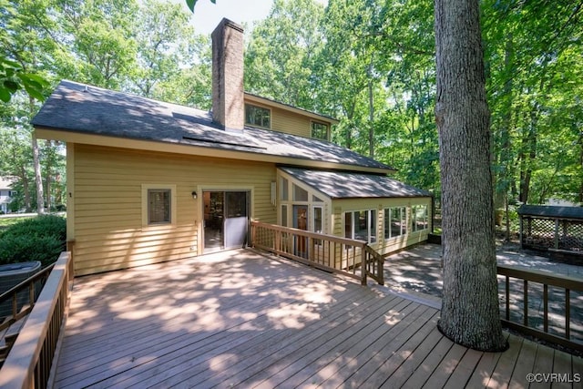 12931 River Hills Dr, Richmond, VA 23111 - view of wooden deck