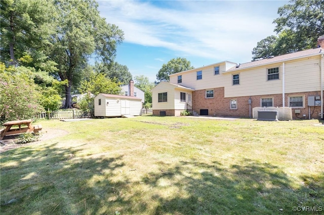 9201 Claymont Dr, Henrico, VA 23229 - view of yard featuring a shed