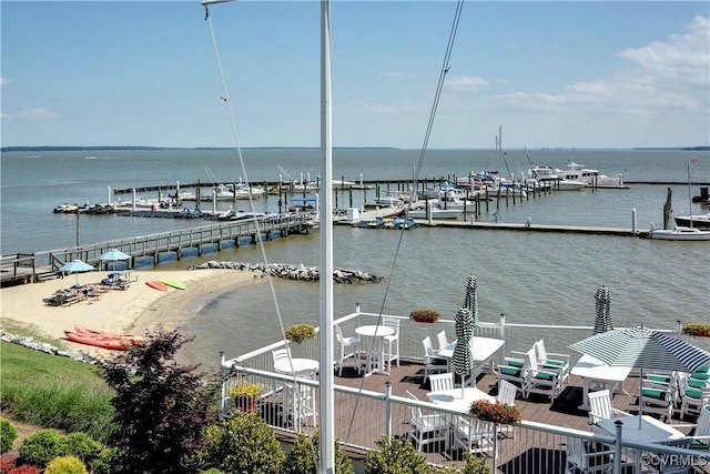 305 E Tazewells Way, Williamsburg, VA 23185 - dock featuring a water view