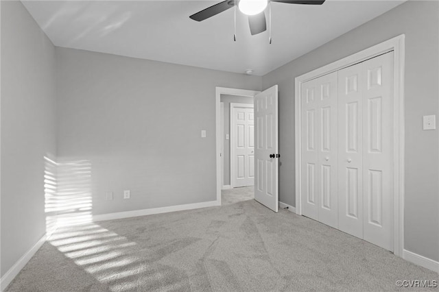 2941 Ellesmere Dr, Midlothian, VA 23113 - unfurnished bedroom with carpet floors, a closet, and ceiling fan