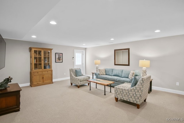 8300 Mckibben Dr, Chesterfield, VA 23838 - living area featuring recessed lighting and light colored carpet