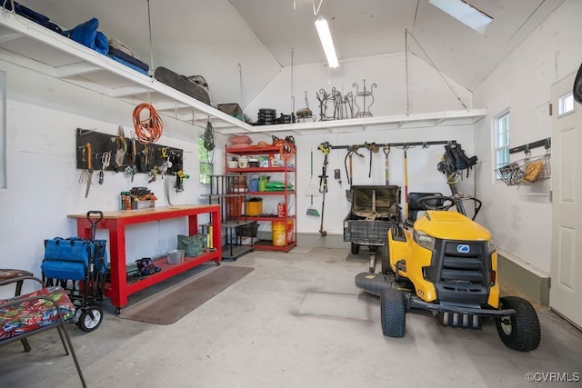 8300 Mckibben Dr, Chesterfield, VA 23838 - garage with a workshop area