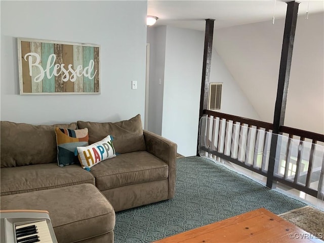 12400 Richmond St, Chesterfield, VA 23831 - living area featuring lofted ceiling