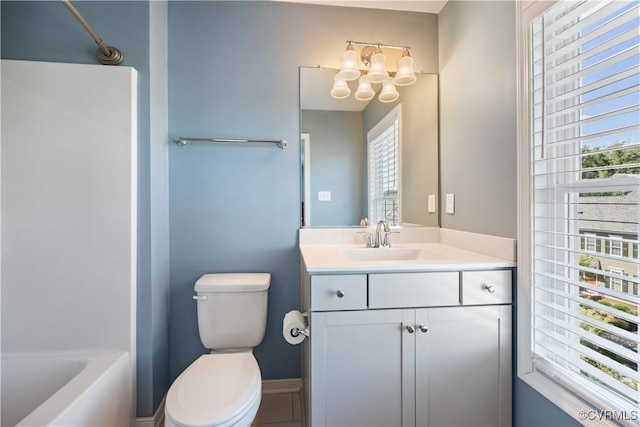 14432 Michaux Village Dr, Midlothian, VA 23113 - full bath featuring a chandelier, vanity, and shower / tub combination