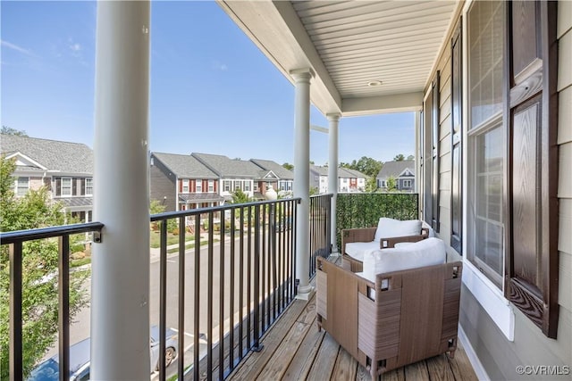 14432 Michaux Village Dr, Midlothian, VA 23113 - balcony with a residential view