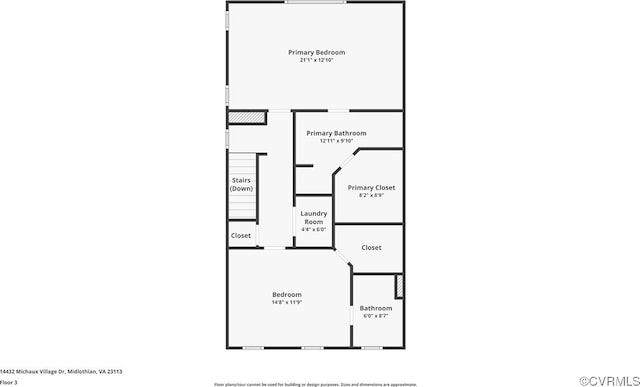 14432 Michaux Village Dr, Midlothian, VA 23113 - view of home floor plan