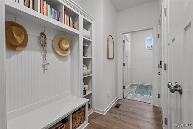 8507 Mckibben Dr, Chesterfield, VA 23838 - mudroom with wood finished floors and built in features