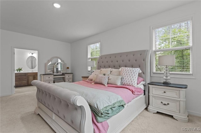 8507 Mckibben Dr, Chesterfield, VA 23838 - bedroom with light colored carpet and ensuite bathroom