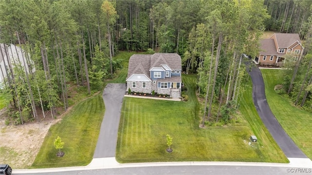 8507 Mckibben Dr, Chesterfield, VA 23838 - view from above of property featuring a heavily wooded area