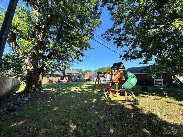 7360 Ford Ave, Mechanicsville, VA 23111 - view of yard with a playground