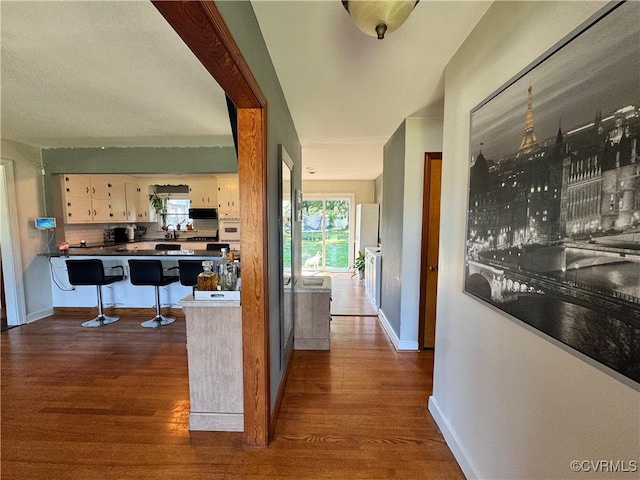 7360 Ford Ave, Mechanicsville, VA 23111 - corridor featuring dark wood-style floors