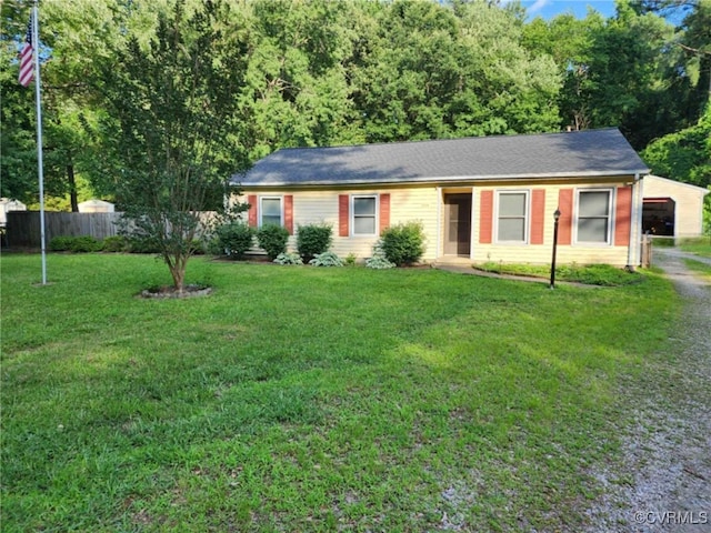 5724 Linda Rd, Sandston, VA 23150 - single story home featuring driveway and a detached carport