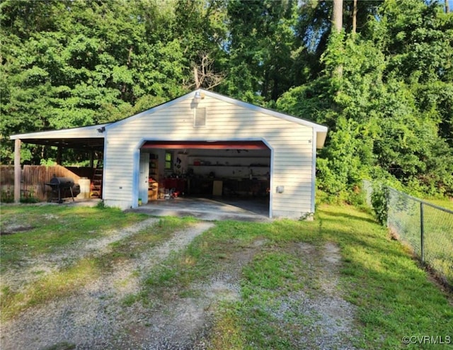 5724 Linda Rd, Sandston, VA 23150 - garage with a detached garage