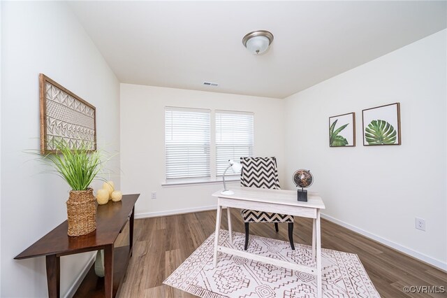 10698 Skippers St, Glen Allen, VA 23059 - office area featuring wood finished floors