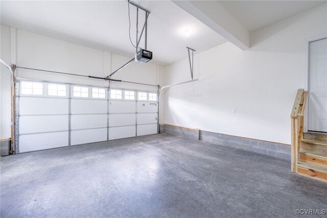 10698 Skippers St, Glen Allen, VA 23059 - garage featuring a garage door opener
