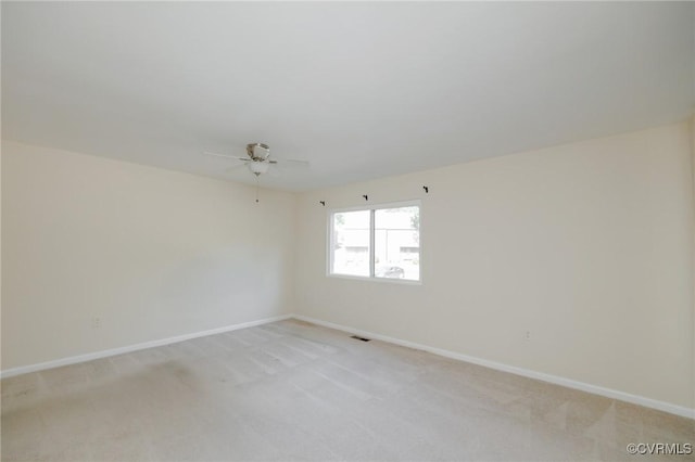 11808 N Briar Patch Dr, Midlothian, VA 22313 - unfurnished room with a ceiling fan and light colored carpet