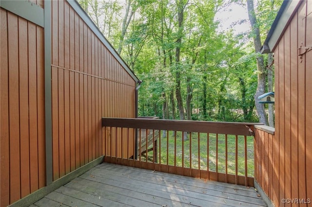 11808 N Briar Patch Dr, Midlothian, VA 22313 - deck featuring a wooded view