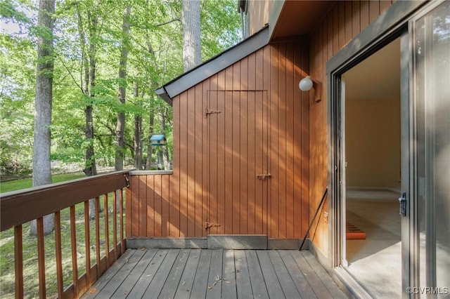 11808 N Briar Patch Dr, Midlothian, VA 22313 - view of wooden deck