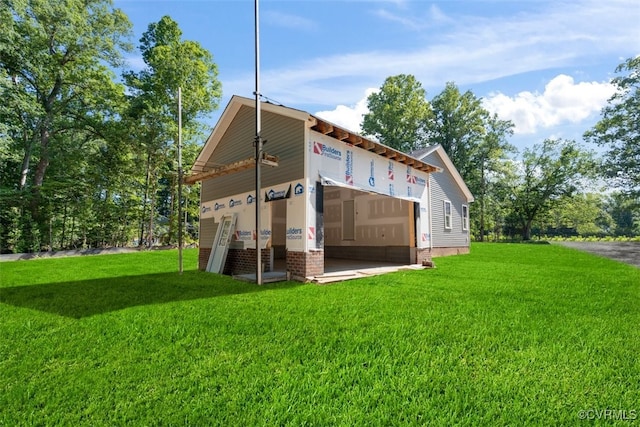 1007 Clement Town Rd, Powhatan, VA 23139 - back of property featuring a lawn