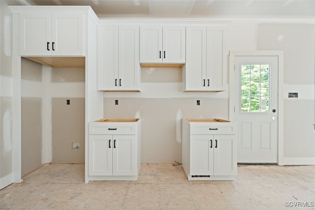 1007 Clement Town Rd, Powhatan, VA 23139 - kitchen featuring white cabinets