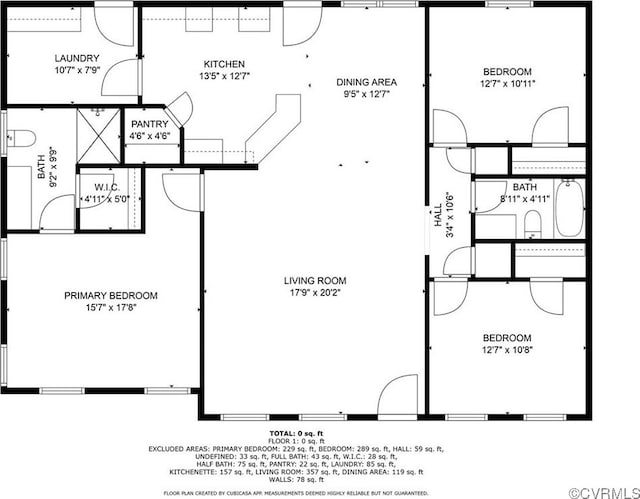 1007 Clement Town Rd, Powhatan, VA 23139 - view of floor plan / room layout