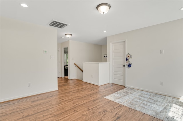 6112 Water Violet Ter, Moseley, VA 23120 - spare room featuring light wood-style floors and recessed lighting