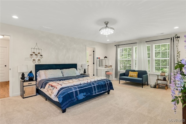 6112 Water Violet Ter, Moseley, VA 23120 - bedroom featuring carpet and recessed lighting