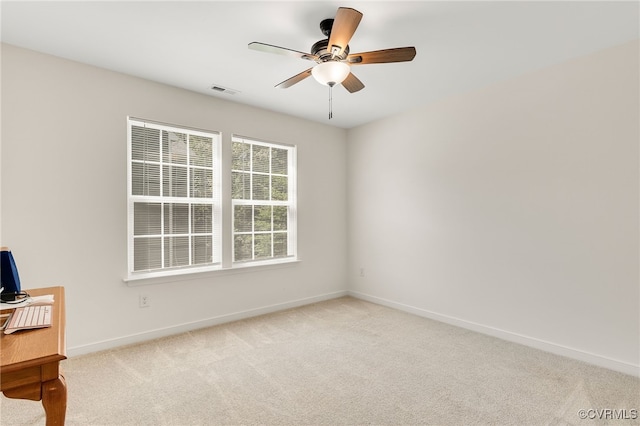 6112 Water Violet Ter, Moseley, VA 23120 - carpeted empty room with baseboards and a ceiling fan
