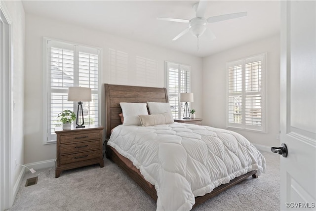 109 Axton Ln, Ashland, VA 23005 - carpeted bedroom featuring baseboards and ceiling fan